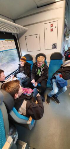 Zugfahrt nach Lingen (KWB 2020)