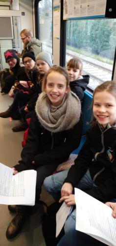 Zugfahrt nach Lingen (KWB 2020)