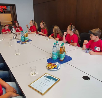 Empfang im Rathaus